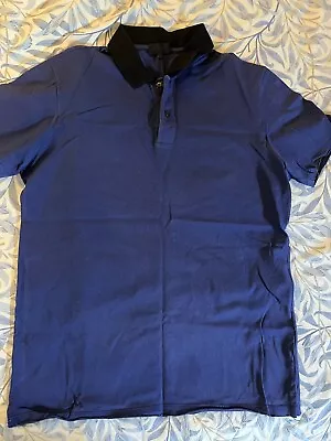 Lanvin Polo Top Men’s Medium   Blue • £10