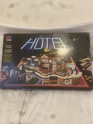 Vintage MB Games HOTEL Board Game 1986. Only Missing The Red Car • £23.99