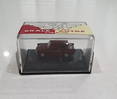 Hornby Skale Autos 1:76 Ford Anglia 105E Burgundy  • $19