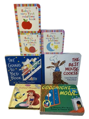 $15.98 • Buy Children's Board Book Lot Of 7 Seven Books Mealtime Goodnight Moon Mouse Cookie