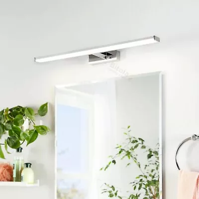 NEW EGLO PANDELLA 1 CHROME 600mm 11w LED WALL VANITY WALL LIGHT - BATHROOM 96065 • $159