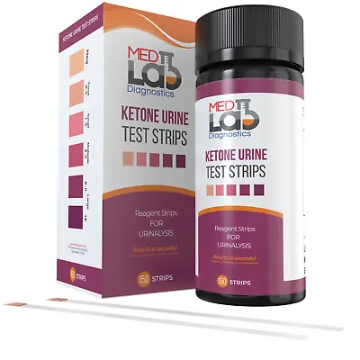 $9.99 • Buy Ketone Urine Test Strips For Keto (150 Ct) Ketosis Testing
