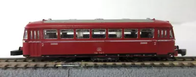 Lighted Z Scale Marklin 8817 DB German Federal Railroad Class 798 Rail Bus Trail • $109.95