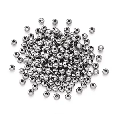 1000pcs 3-8mm Stainless Steel Loose Spacer Beads Hollow Tiny Smooth Rondelle • $6.20