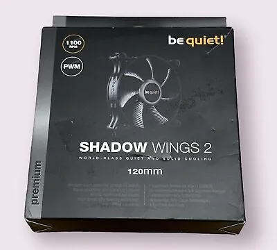 @NEW/MISSING BITS@ 120mm Be Quiet! Shadow Wings 2 7 Blade Upto 1100RPM • £14