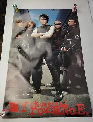 Original 2005 My Chemical Romance Poster Full Band • $99.99