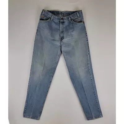 VTG Levis Orange Label Mens 550 Jeans Blue Medium Wash Denim USA Cotton 36x34 • $35.97