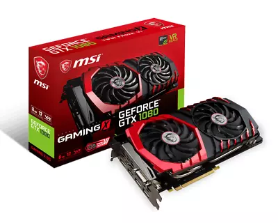 MSI NVIDIA GeForce GTX 1080 GAMING X 8G - TWIN FROZR VI • $675