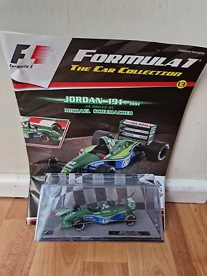1/43 F1 Formula 1 Car Collection - Jordan 191 Michael Schumacher 1991 Car #13 • £39.99