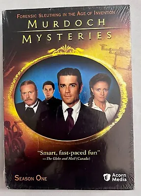 Murdoch Mysteries Season One 1 Set Of 4 DVDs 2008 NEW & SEALED • $10.95