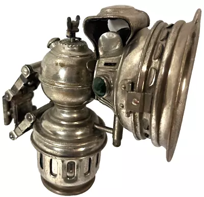 Exceptional Early Large Bicycle Motorcycle Carbide Headlight Light Lamp • $812.09