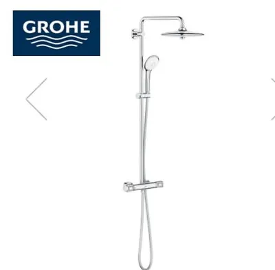 £400 • Buy Grohe Euphoria System 260 Shower System With Thermostatic Mixer - 27296003