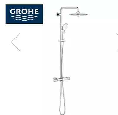 £460 • Buy Grohe Euphoria System 260 Shower System With Thermostatic Mixer - 27296003