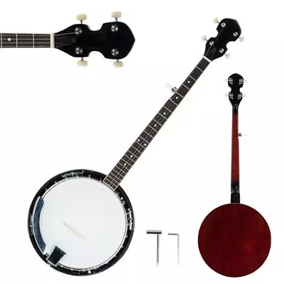 5 String Banjo W/ Closed Back 24 Brackets Head & Maple Neck • $99.85