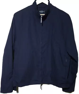 Vintage Yves Saint Laurent YSL Navy Full Zip Windbreaker With Zip Pockets • £31.99