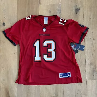 Tampa Bay Buccaneers Mike Evans #13  Woman's  Red NFL Proline Jersey NWT • $40