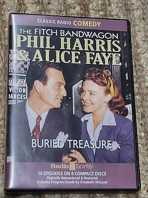 Phil Harris & Alice Faye Show Buried Treasures (Audio-CD 8-Disc) • $16