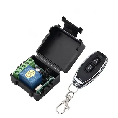 DC 12V 1CH 433Mhz RF Wireless Relay Remote Control Light Momentary Transmitter • $10.99