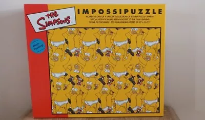 The Simpsons 550 Piece Impossipuzzle - Homer - Mmm... Puzzling 19.25  X 26.75  • £7.80