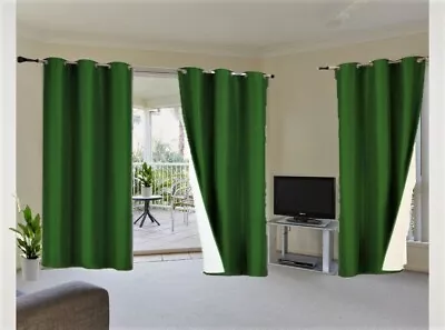 1 Set Eclipse 100% Blackout Window Curtain Panel Lined Insulated Thermal NOA • $19.12