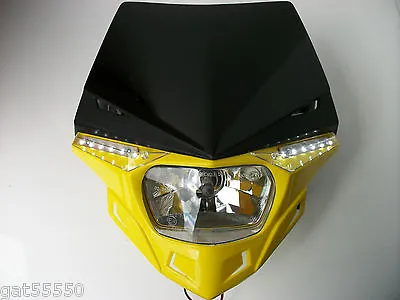 $101.84 • Buy Ufo Yellow Road Legal Headlight Enduro Streetfighter Suzuki Rm Rmz Drz Dr Gsxr 