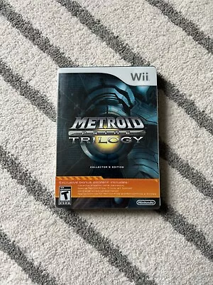 Metroid Prime Trilogy: Collector's Edition Steel Case Complete W/ Artbookmanual • $18.15