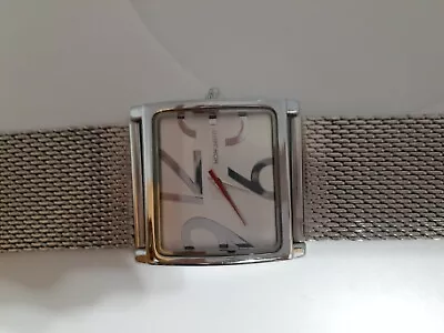 Working Monument Silver Watch With A Silver Metal Watchband #70 • $3.99