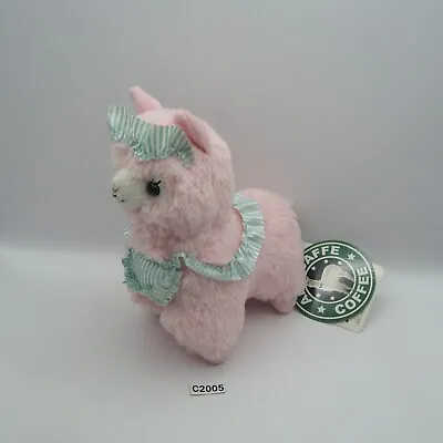 Alpaca Alpacasso Pink C2005 Alpacaffe Amuse Plush 6  TAG Stuffed Toy Doll Japan  • $14.29