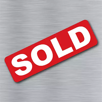 SOLD Magnet - Real Estate Magnetic Sign Rider - FREE SHIPPING • $11.95