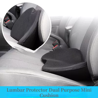 Universal Memory Foam Car Seat Cushion Driving Wedge Pad Booster Driver Pillow • £18.49