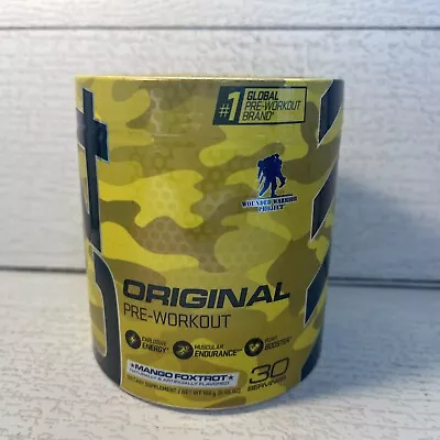 C4 Original Pre-Workout Mango Foxtrot 6.56 Oz (186 G) 30 Servings Exp 10/2024 • $20