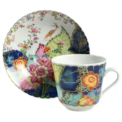 Mottahedeh Tobacco Leaf Cup & Saucer 406147 • $179.95