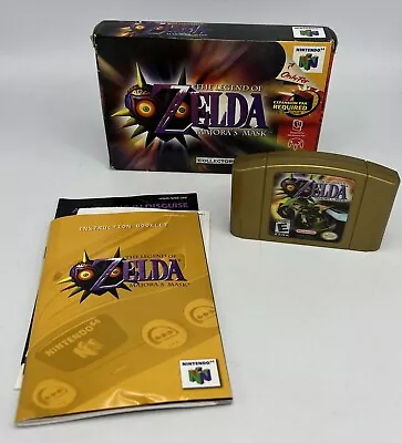 Zelda Majoras Mask Collectors Edition (Nintendo 64 2000) N64 Complete Tested • $299.95