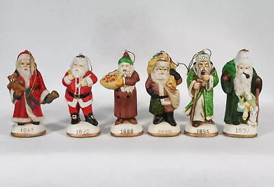 Reproductions Inc Memories Of Santa 6 Ornaments 1800s 17-22-88-90-94-97 (4 1/8 ) • $32.99