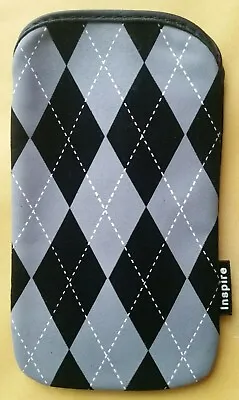 Soft Slip Pouch Case For The Iphone 3/4/5 ARGYLE Pattern Universal • £2.15