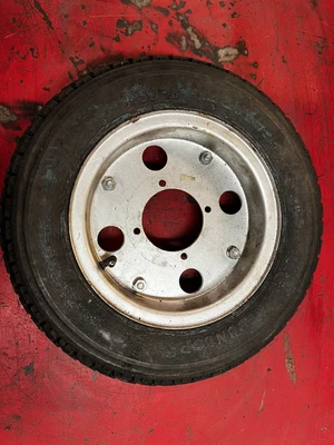 £40 • Buy Honda Z50J Monkey Bike Genuine Original Steel Silver Painted Wheel Tyre Tube