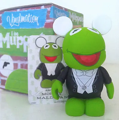 Disney Vinylmation 3  Muppets Series 1 Kermit The Frog 55th Anniversary Chaser • $57.59