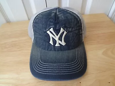 Vintage MLB New York Yankees Snapback Hat 90s American Needle NEW NWT Faded Look • $24.99