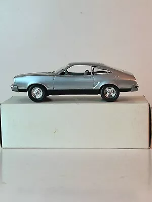 1975 Ford Mustang II Promo Car With Original Box Silver Nice • $69.95