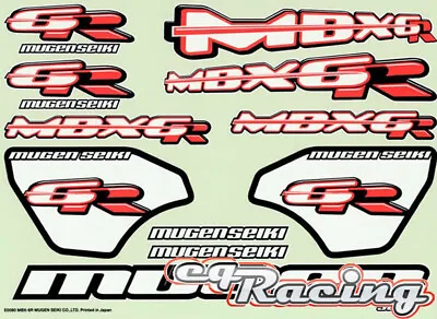 Mugen MBX6 MBX6-TR Decal Sheet MT6® • £22.39