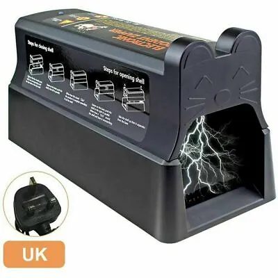 £27.59 • Buy Large Electronic Rat Trap Mice Rodent Killer Mouse Pest Control Zapper 7000V UK