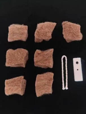 Camel Hair Cotton White Felt Wick Kit High Oil Absorbent For Zippo Lighters • $15.25