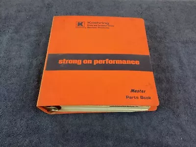 $199.95 • Buy Koehring Bantam T-450 T-626 TD-588 Telekrane Parts & Service Maintenance MANUAL