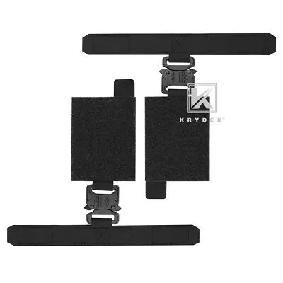 KRYDEX Quick Release Metal Buckle Cummerbund Adapters For AVS FCPC Carrier Black • $22.95