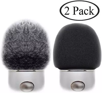2Pack Microphone Furry Windscreen Muff Wind Cover Foam For Blue Yeti & Yeti Pro • $14.16