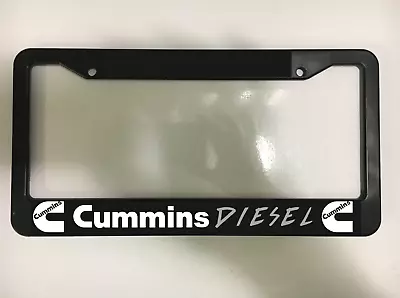 Cummins Diesel Turbo Truck Off Road 4x4 Mudding Dually Power License Plate Frame • $10.49