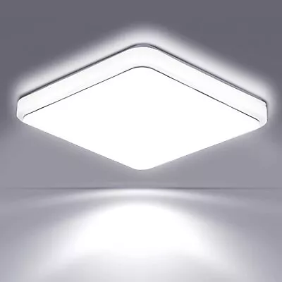 LED Ceiling Light Square Panel Down Lights Bedroom Kitchen Bedroom Lamp 6500K • £24.45