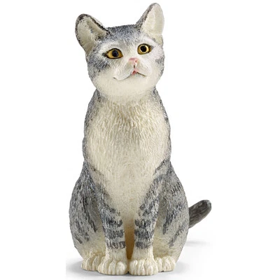 £5.59 • Buy Schleich Cat Sitting Figure 13771 Farm World Collectable Animals Range Ages 3-8