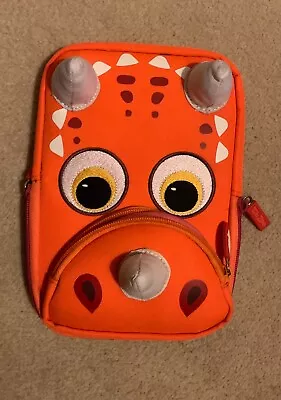 TabZoo Kids Tablet Case For Tablets Up To 8  Orange Dinosaur • £5