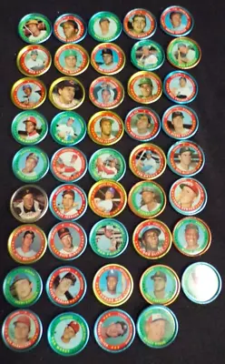 1971 Topps Baseball Coins Vintage Bottle Caps Lot 44 Collector Caps Brock Carew • $11.21